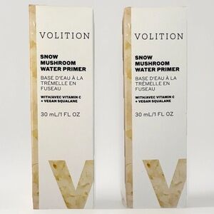NIB x2 SNOW MUSHROOM WATER Matte Face Primer 30ml/1oz MADE USA Volition Beauty
